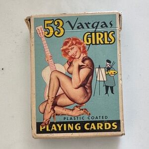 Vintage Vargas Girls Playing Cards